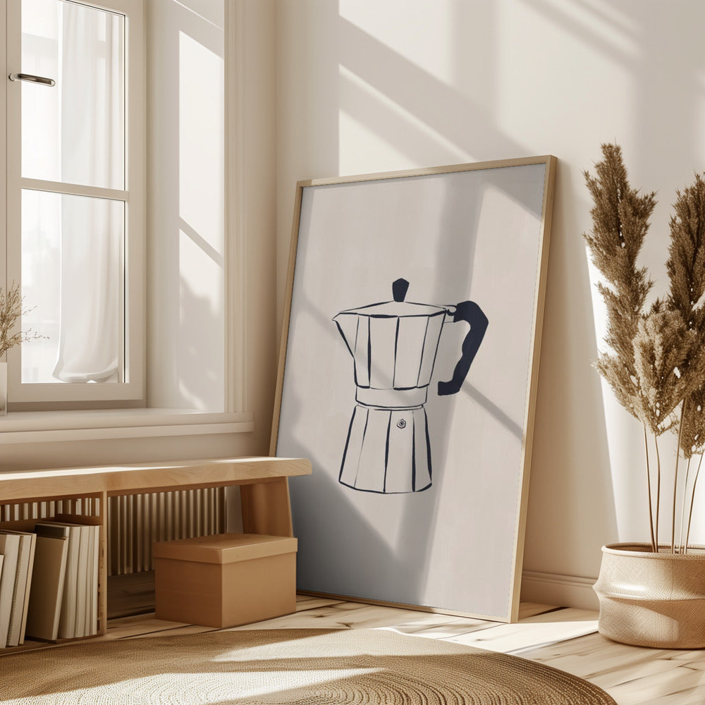 Cafetiere By Ivy Green Illustrations Poster