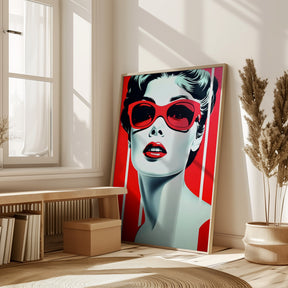 Lady In Red Poster