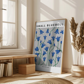 Small Bluebell - National flower of Sweden Poster