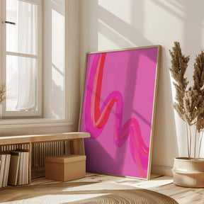 Neon Waves Poster