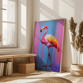 Flamingo Pop Art Poster