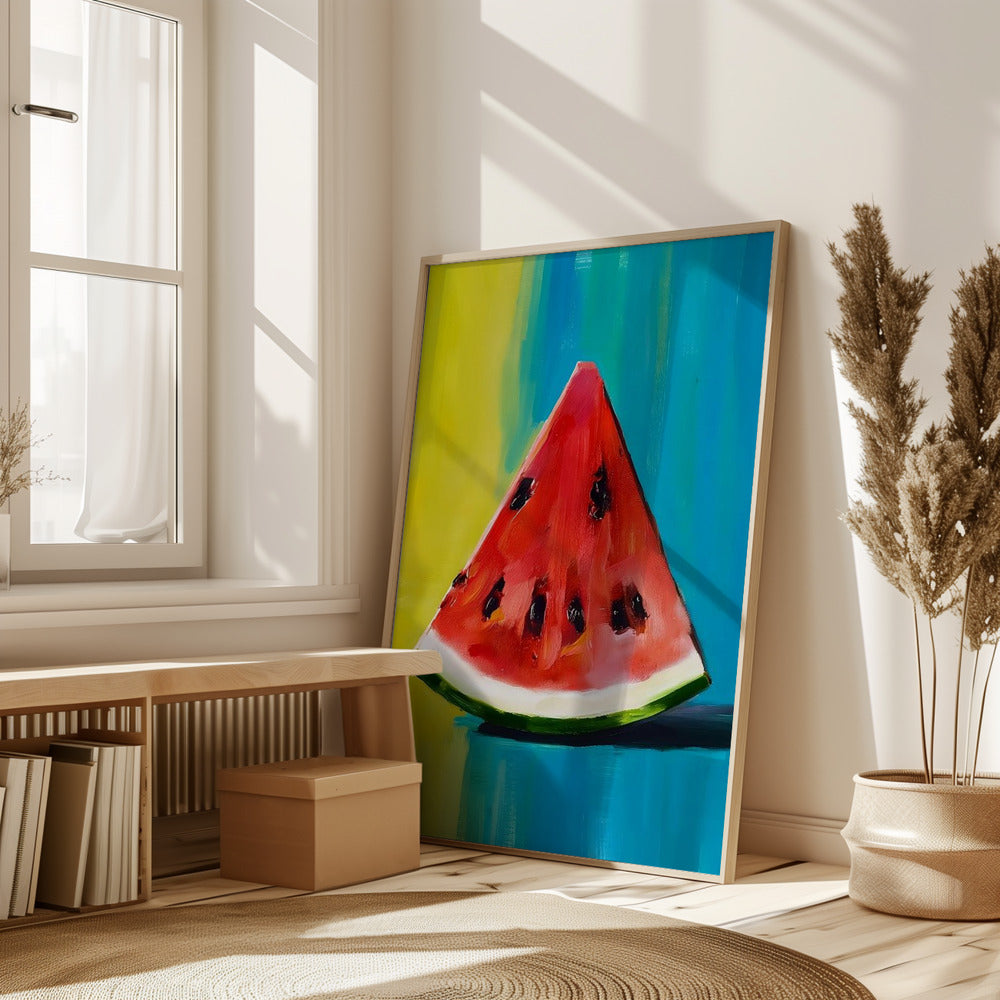 Watermelon Slice Poster