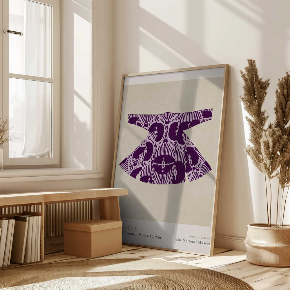 Purple Caftan Elegance Poster