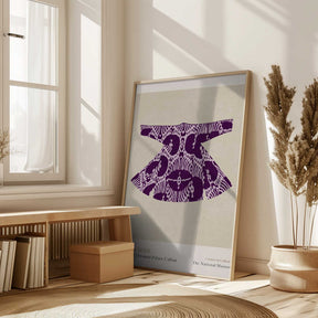 Purple Caftan Elegance Poster