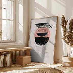 Abstract Minimalist Shapes No 8 Poster