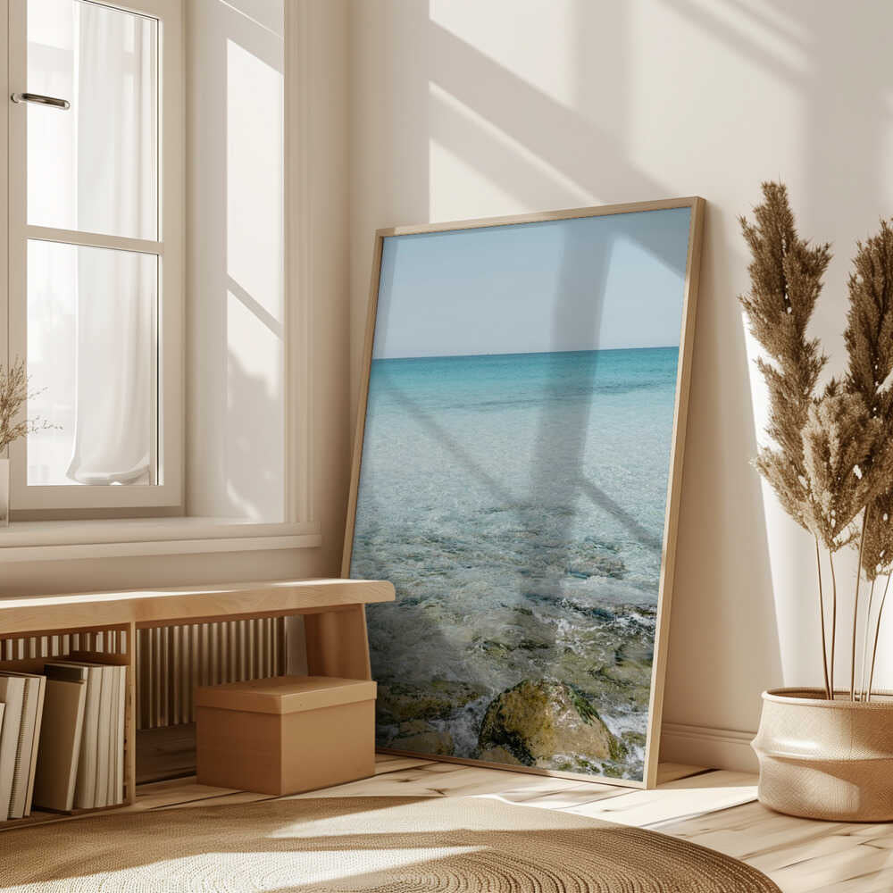 Seascape at the Italian Coast Poster