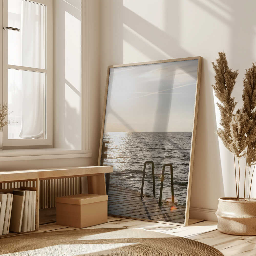 Summer Morning Swim Poster