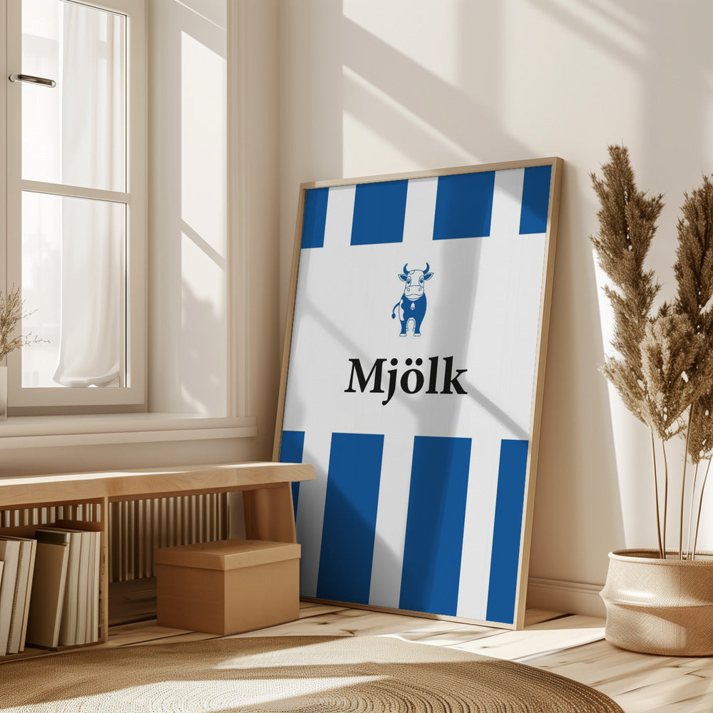 Mjölk Röd Poster