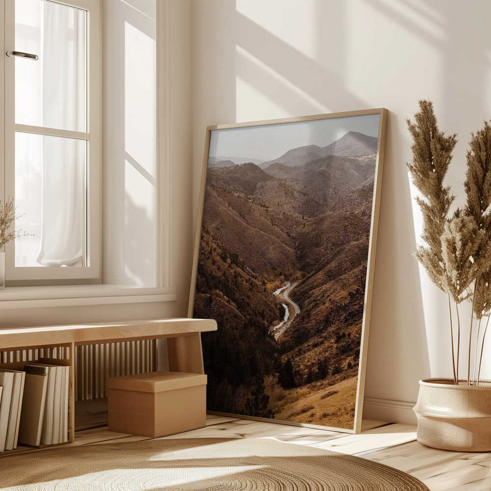 Golden Hour in Golden, Colorado Poster