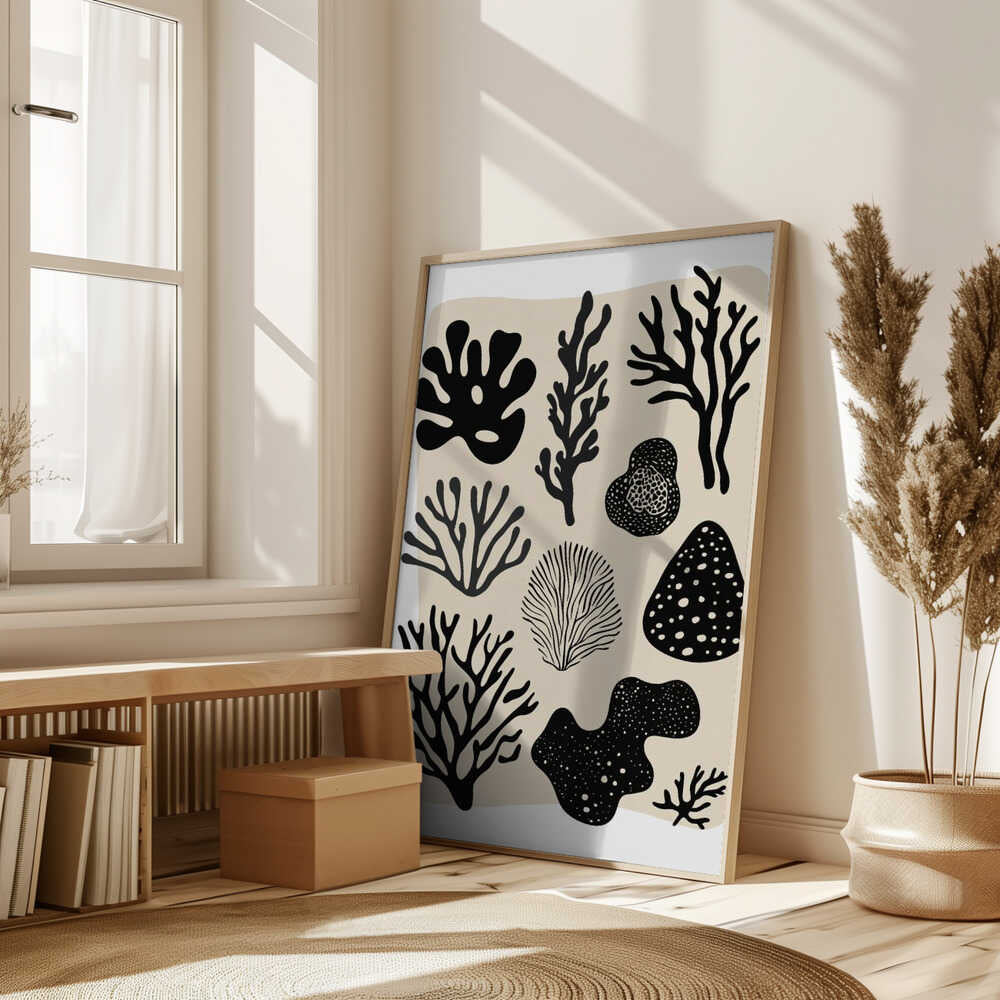 Ocean Shapes Poster