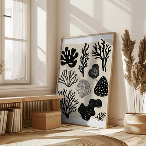 Ocean Shapes Poster