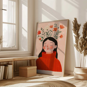 Floral Serenity Poster