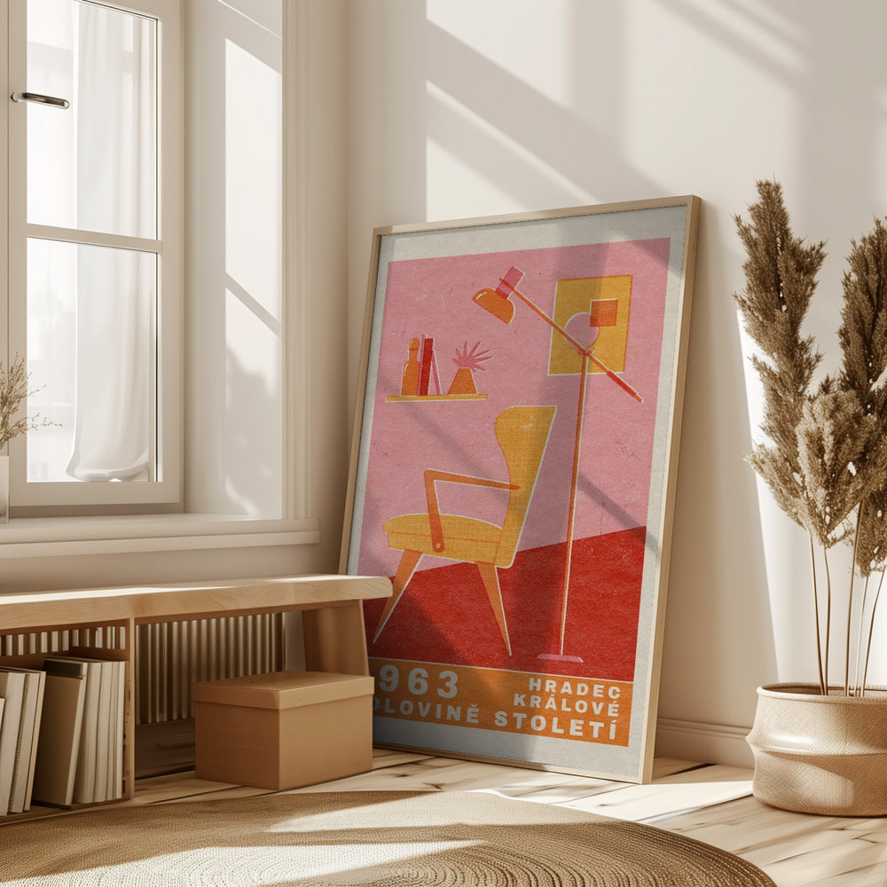 Mid Century Czech Furniture Poster