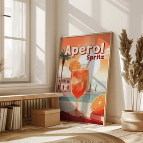 Aperol Spritz Tropical Poster