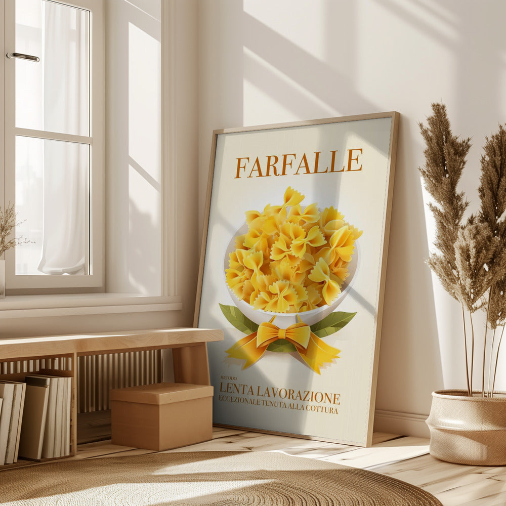 Pasta Farfalle Poster