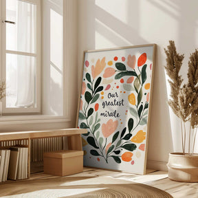 Floral Embrace Poster
