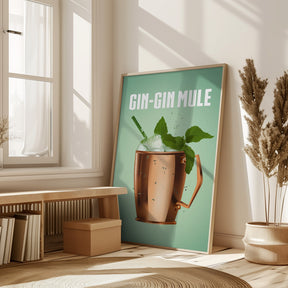 Gin Gin Mule Copper Poster