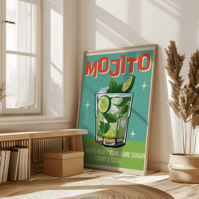 Mojito Cocktail Poster