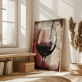 Red Red Wine No 5 Poster