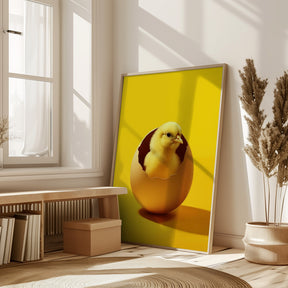 Yellow Chicken Poster