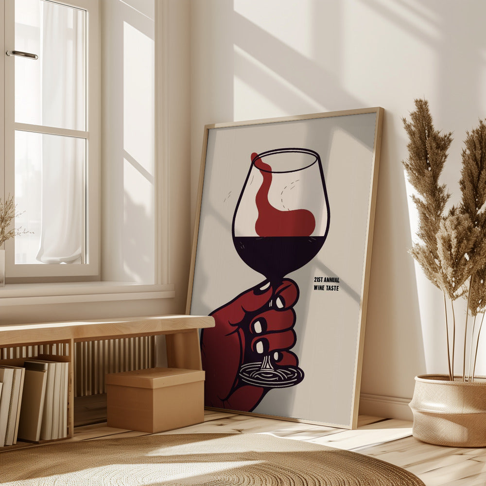 21st Annual Wine Taste Poster