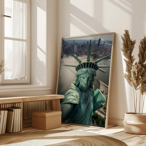 The Statue of Liberty Selfie Poster