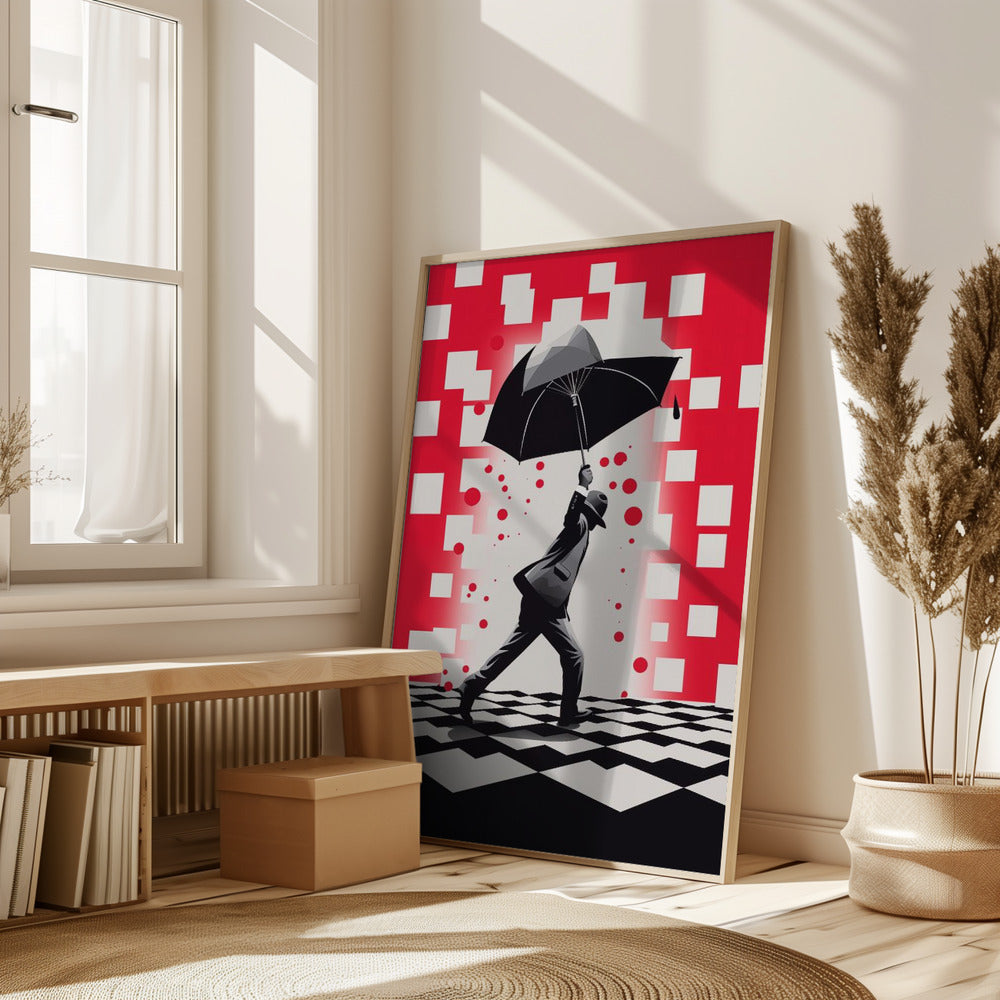 Umbrella Man Poster