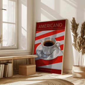 Americano Coffee Poster