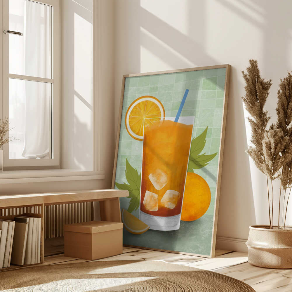 Orange drink Poster