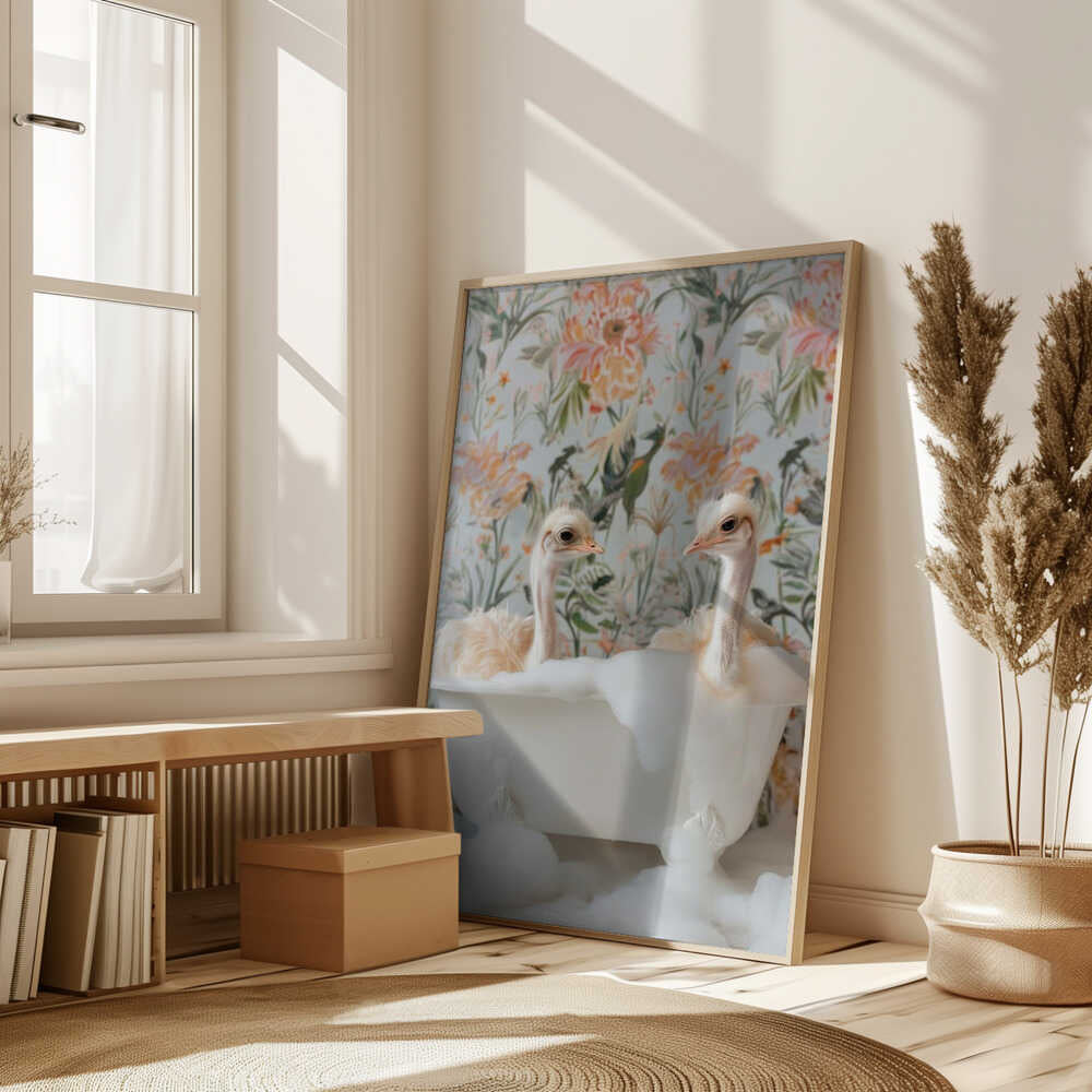 Feathered Fun Poster