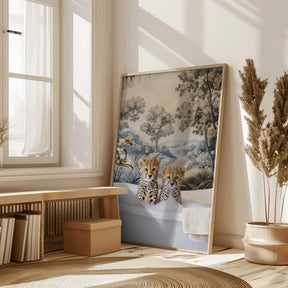 Cheetah Bath Time Duo Poster