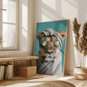 Luxury Lioness Poster