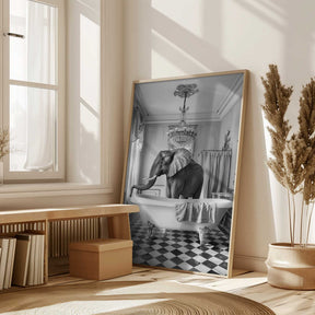 A Bathroom Occupied Poster