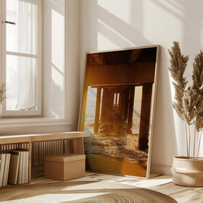 Golden Pier Pathway Poster