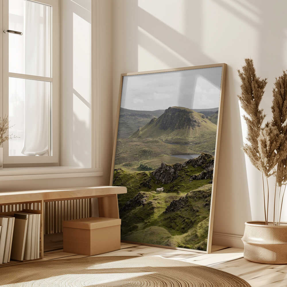 Quiraing Landscape on Scotland's Isle of Skye Poster