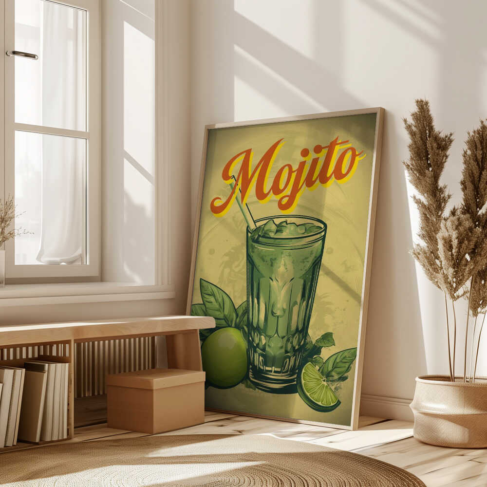 Lime Breeze Drink Poster