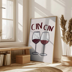 Wine Toast Duo Poster