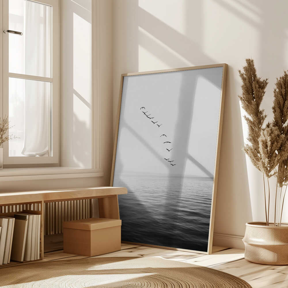 Flying Birds Poster