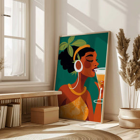 Drink In the Tropics Poster