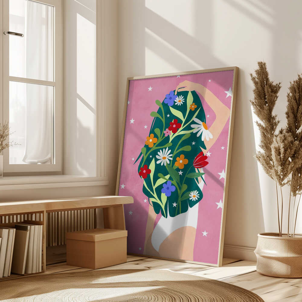 Floral Daydreams Poster