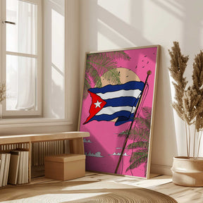 The Cuban Flag Poster
