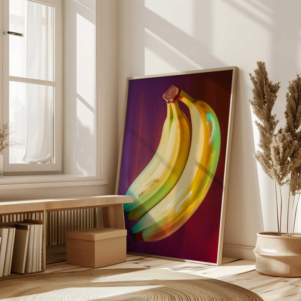 Neon Banana Fusion Poster