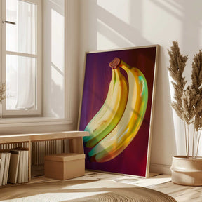 Neon Banana Fusion Poster