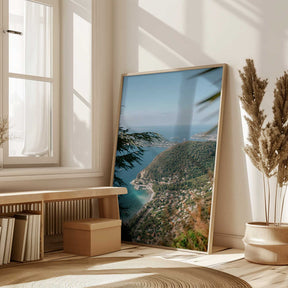 Green Hills And Turquoise Waters Poster