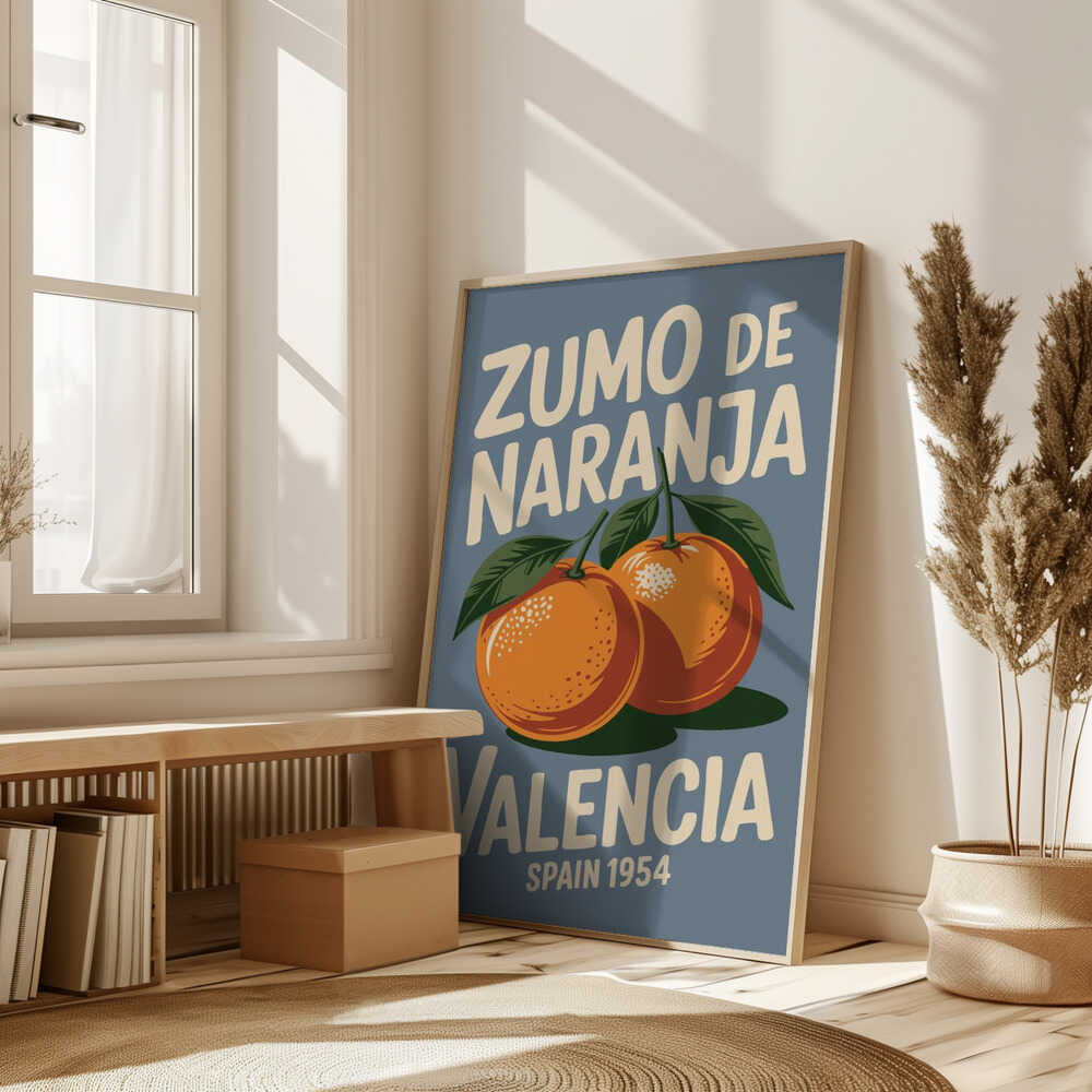 Valencia Oranges Poster