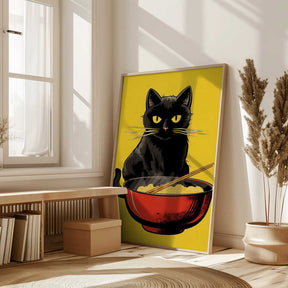 Noodle Cat No 1 Poster