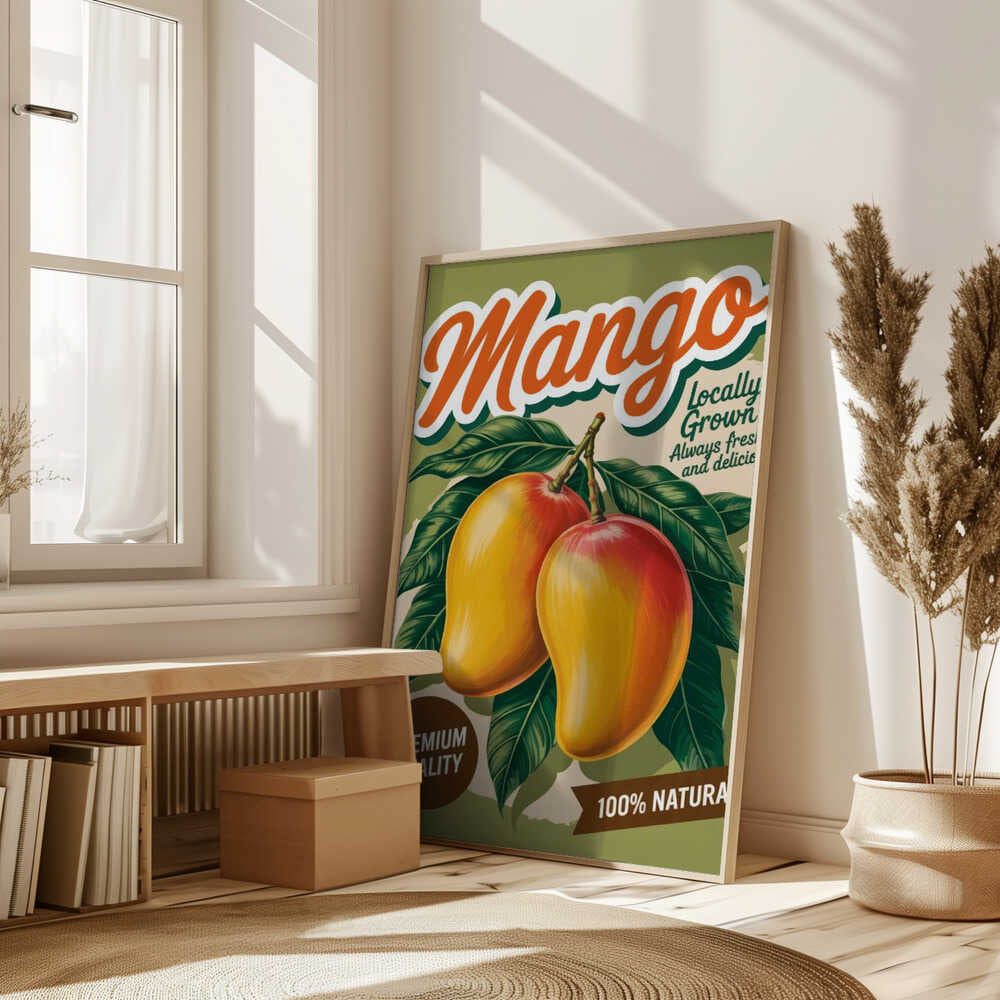 Mango Vintage Poster