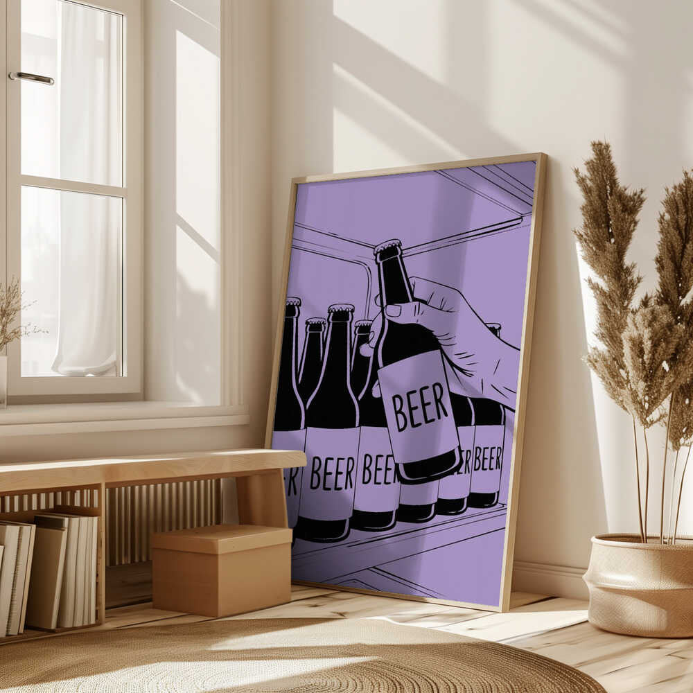 Beer Shelf Poster