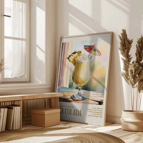 Classic Cocktails - Pina Colada Poster