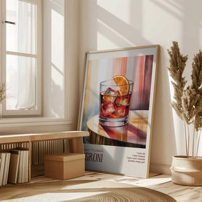 Classic Cocktails - Negroni Poster